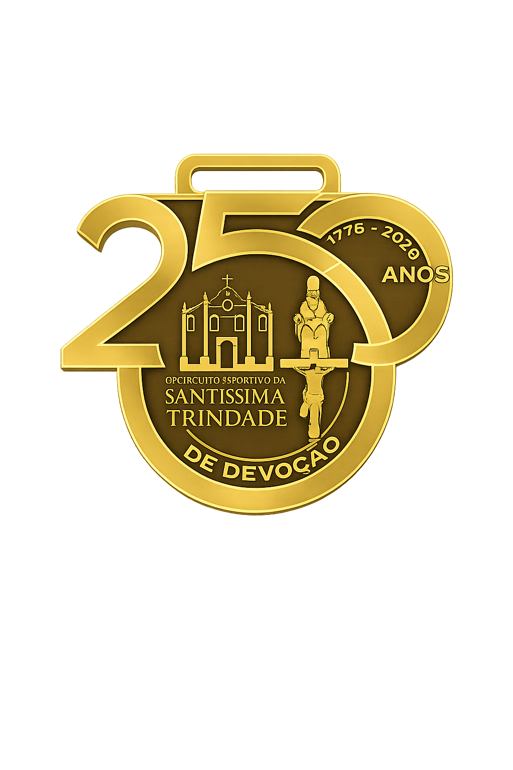Medalha comemorativa: 6º Circuito Esportivo da Santíssima Trindade 250 Anos